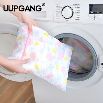 Fermuarlı İç Çamaşırı çamaşır torbası Ev Örgü Çamaşır Makinesi Giyim İç Çamaşırı Organizatör Örgü Net Sutyen Çorap fermuarlı çamaşır yıkama torbası