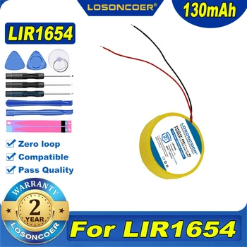LOSONCOER 130mAh CP1654 A3 Bose Soundsport Artı kablosuz bluetooth kulaklık Pil LIR1654 li-ion şarj edilebilir pil