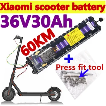 36V 30Ah 18650 lityum pil paketi 10S3P 250W ~ 600W için uygun Xiaomi Mijia elektrikli scooter m365 özel pil