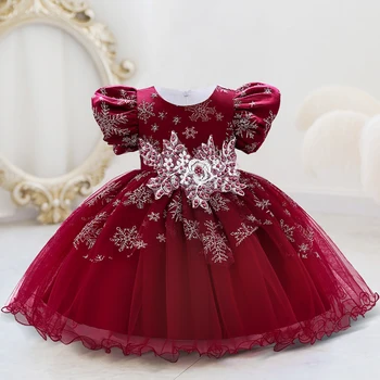 2023 Elbise Bebek Kız Giysileri Prenses Elbiseler Dantel Parti Elbise Vintage Kostümleri Töreni