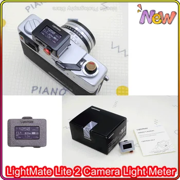 Fotoğraf Mini Kamera ışık ölçer LightMate Lite 2 Set üstü Yansıma Luminometre LED ekran Gerçek zamanlı harici ışık Ölçer