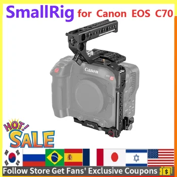 SmallRig Adanmış El Kiti Canon EOS C70 Soğuk Ayakkabı Mounts ile ARRI 3/8 