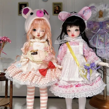 30cm Bjd Prenses Elbise 1/6 SD Yağ oyuncak bebek giysileri Bebek Aksesuarları Moda Trendi Elbise Etek Çocuk Oyuncak Hediye