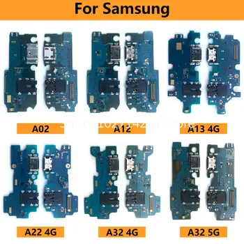 Orijinal Samsung A02 A12 A22 A32 A13 A23 A33 4G 5G USB girişli şarj cihazı yuva konnektörü Şarj Kurulu Flex Kablo