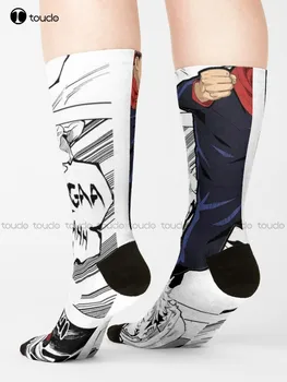 Jujutsu Kaisen: Itadori Çorap Sarı Çorap Yüksek Kalite Sevimli Zarif Güzel Kawaii Karikatür Tatlı Harajuku Pamuk noel hediyesi