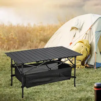 Kamp Katlanır Masa Taşınabilir Piknik için Taşıma Çantası ile Açık Kapalı Bahçe Masası