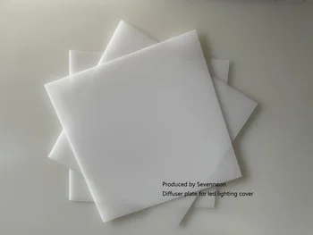 3MM Tedarikçisi Opal Buzlu Dökme Sütlü Çift taraflı Mat PS Difüzör Levha/Panel / Plaka led aydınlatma koruması Özelleştirilebilir Boyutu