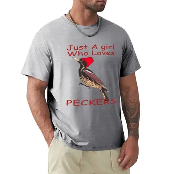 Komik Sadece Bir Kız Seven Peckers T-Shirt yaz üstleri grafik t shirt yaz giysileri erkek t shirt paketi