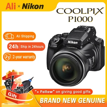 Nikon COOLPİX P1000 dijital kamera 125x Ultra Uzak Zoom 4K Yüksek Uzun Odak Taşınabilir Kamera (Kuş gözlemciliği / konser / ay çekim)