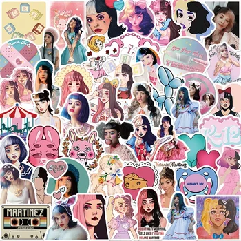 10/30/50 ADET Mavi Şarkıcı Etiket Estetik Kore Kırtasiye çocuk PVC Dekorasyon Scrapbooking Okul Malzemeleri Çocuklar için