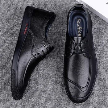 Erkek makosen ayakkabı hakiki deri ayakkabı Erkekler Rahat Tekne Ayakkabı Rahat 2022 erkek ayakkabısı Lüks Erkek Moccasins Oxford ayakkabı Rahat