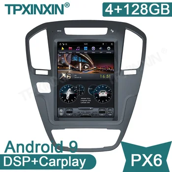 Android 9 4 + 128G Buick Eski Regal İçin PX6 Dikey Radyo Ekran Araba Multimedya Oynatıcı Stereo GPS Navigasyon