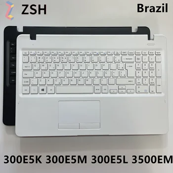 Yeni BR Brezilya Samsung NP 300E5K NP300E5K NP3500EM NP300E5L 300E5L 3500EL Laptop Klavye Siyah Beyaz C Kapak
