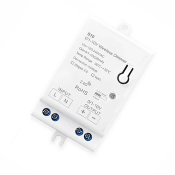4X AC100-240V Zigbee 0/1 - 10V LED ışık karartıcı kontrol cihazı Akıllı Yaşam Tuya Kontrol App 0-10V LED Kısılabilir Güç Sürücüsü