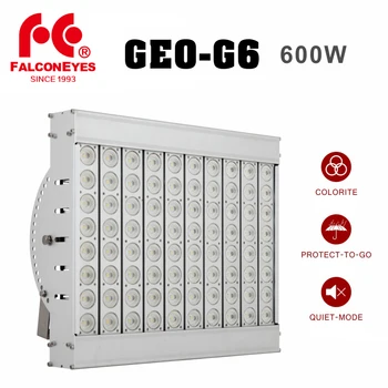 Falcon gözler 600W sahne aydınlatma ekipmanları dev LED su geçirmez ışık sürekli Video / Film / Stüdyo / Film / reklam GEO-G6