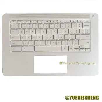 YUEBEISHENG Yeni / org HP Chromebook 14 G5 TPN-Q204 Palmrest ABD klavye üst kapak, Beyaz